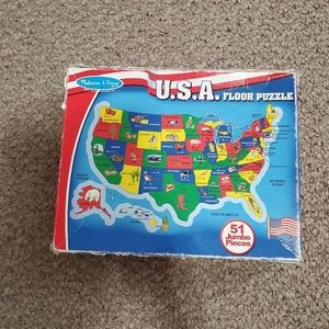 Melissa and Doug USA floor puzzle